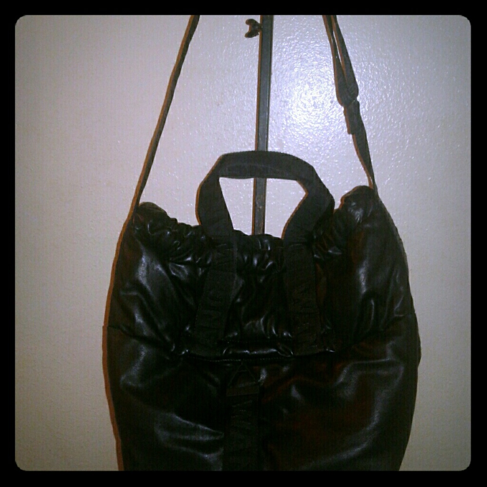 Alexander Wang Black Padded Leather Shoulder Bag
